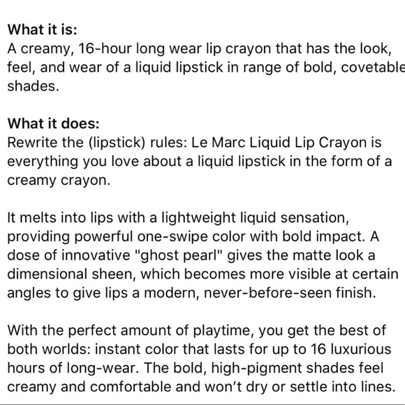 💋Marc Jacobs Liquid Lip Crayon Lipstick + Mascara - Picture 8 of 11